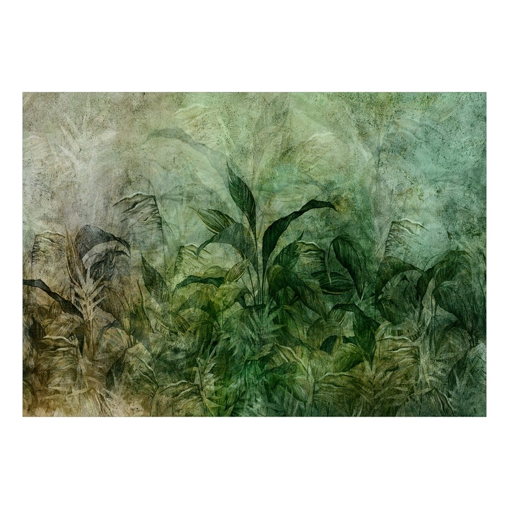 Öntapadós Fotótapéta - Zöld Köd - 392 x 280 cm