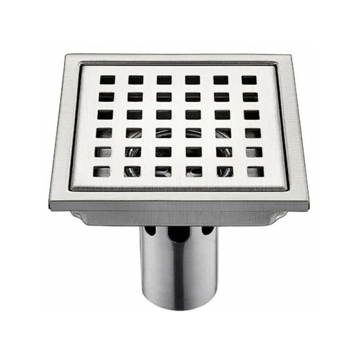 Sifon de podea, 15cm, 304 otel inoxidabil, pentru utilizare comerciala si rezidentiala