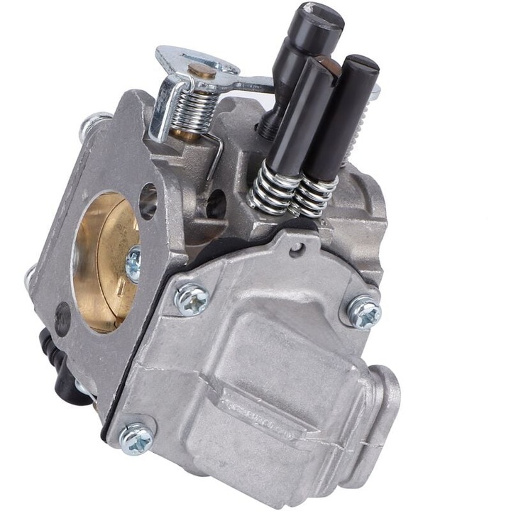 Carburator, Aluminiu, Pentru STIHL 064 / 065 / 066 / MS640 / MS650 / MS660, Walbro WJ-67A / WJ-76A, Zama C3A-S31, Argintiu