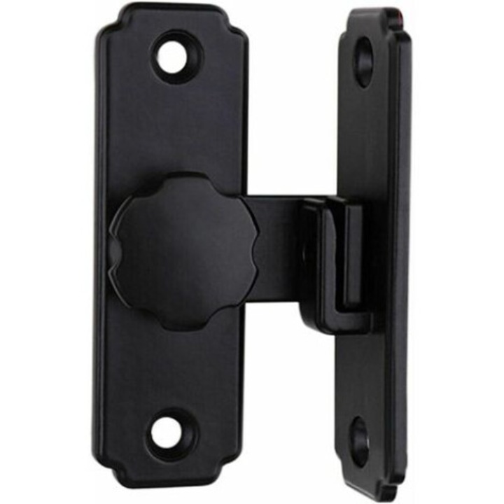 Резе, 90 градуса, черно, 81,5x45 мм, комплект с винтове