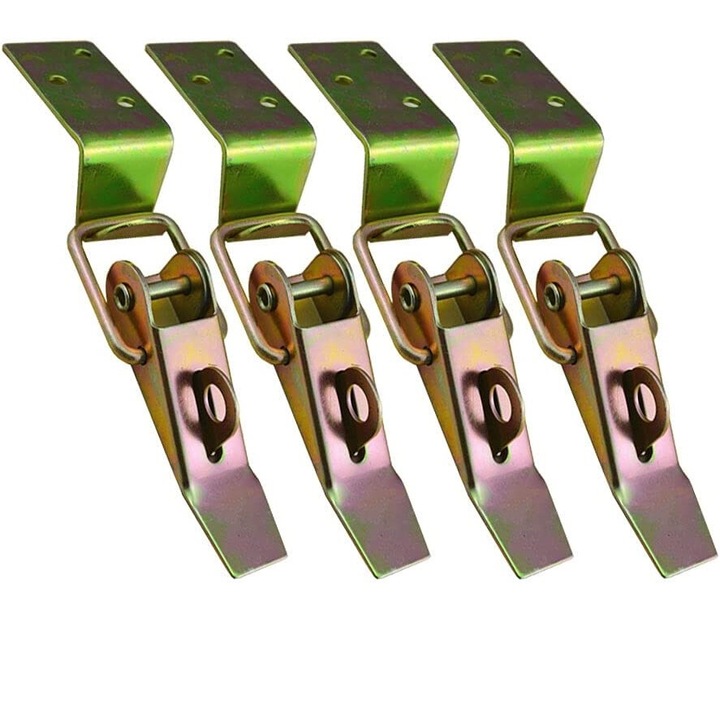 Set 4 Inchizatoare cu parghie, inox, 85x34mm