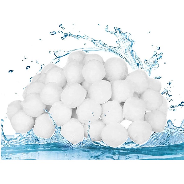 Bile filtrante pentru piscina, 300g, 40-50mm, alb