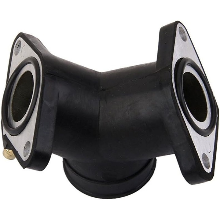 Nomo karburátor szívócső Yamaha Virago XV-hez 125/250 cm3, 10x5cm, belső átmérő 23mm, csavartávolság 6cm