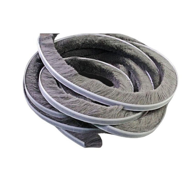 Banda autoadeziva pentru etansare usi si feronerie, Acril, 10 m, Gri