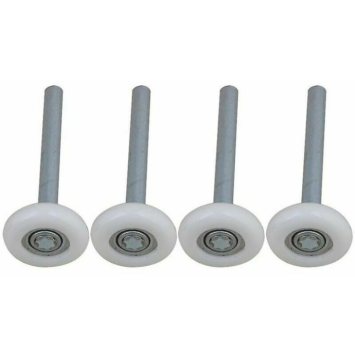 Set 4 Role Nylon pentru Usi de Garaj, 11.5x4.5cm, Greutate 534g