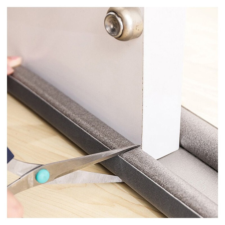 Bariera de etansare pentru usi, Enforose, 93cm, protectie impotriva zgomotului, gri, 1 bucata