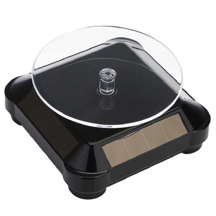 Suport Rotativ 360 de afisare, Enforose, Capacitate 300g, Control prin Lumina