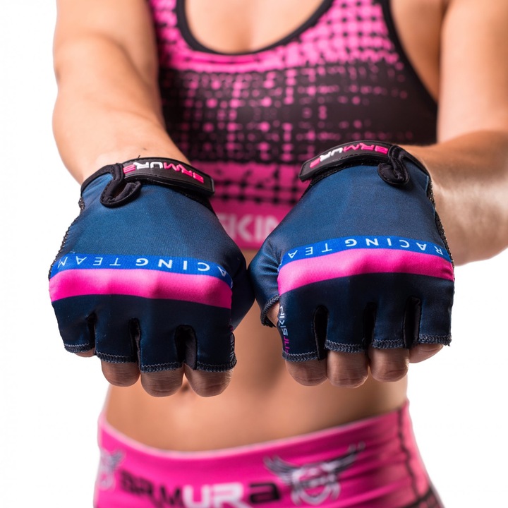 Női kerékpáros kesztyű Fitskin Racing Team Armura XS