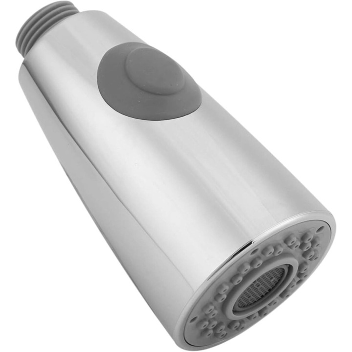 Cap de pulverizare pentru robinet de bucatarie, Enforose, duza multifunctionala, alama, argintiu