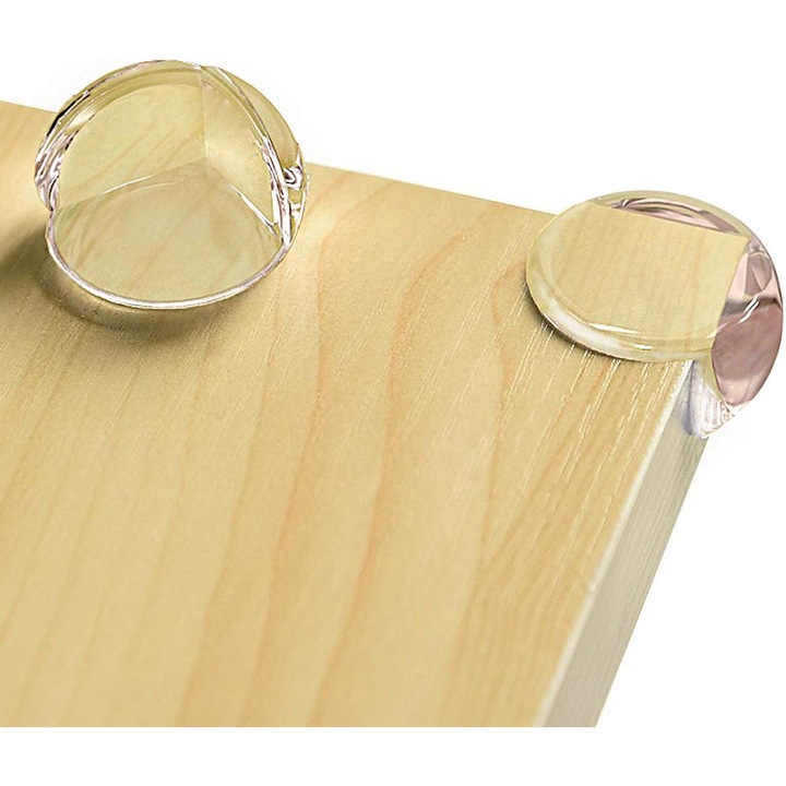 Aparatori de colt pentru mobilier, Enforose, set 18 bucati, transparent, adeziv acrilic