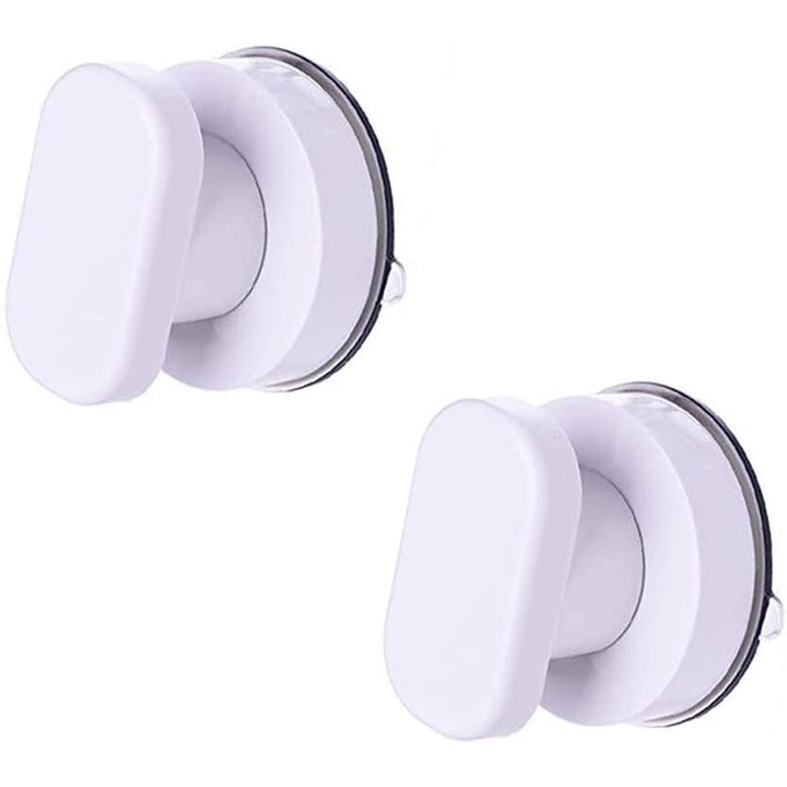 Set manere cu ventuza, Enforose, design profesional, 2 bucati, pentru usi din sticla, ceramica