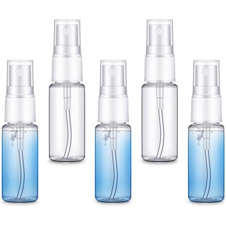 Set 5 sticle pulverizator AMRINUGL 20ml transparent PET etans