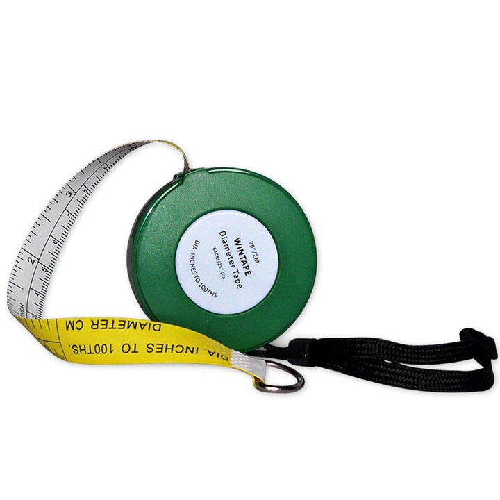 Cozevdnt rugalmas mérőszalag, 2m, 6cm átmérőjű, ABS, PVC, zöld