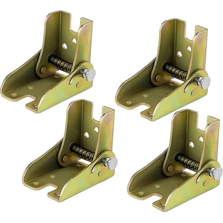 Állítható zsanérok, 4 darabos készlet, bútorokhoz, acélból, sokoldalú felhasználás