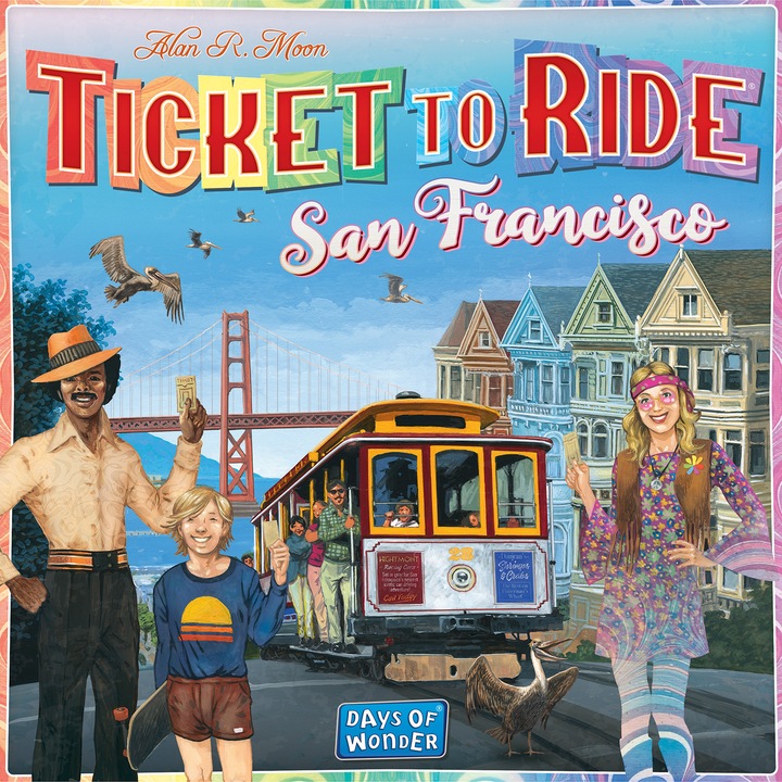 Игра Asmodee - Ticket to Ride San Francisco, Английски език