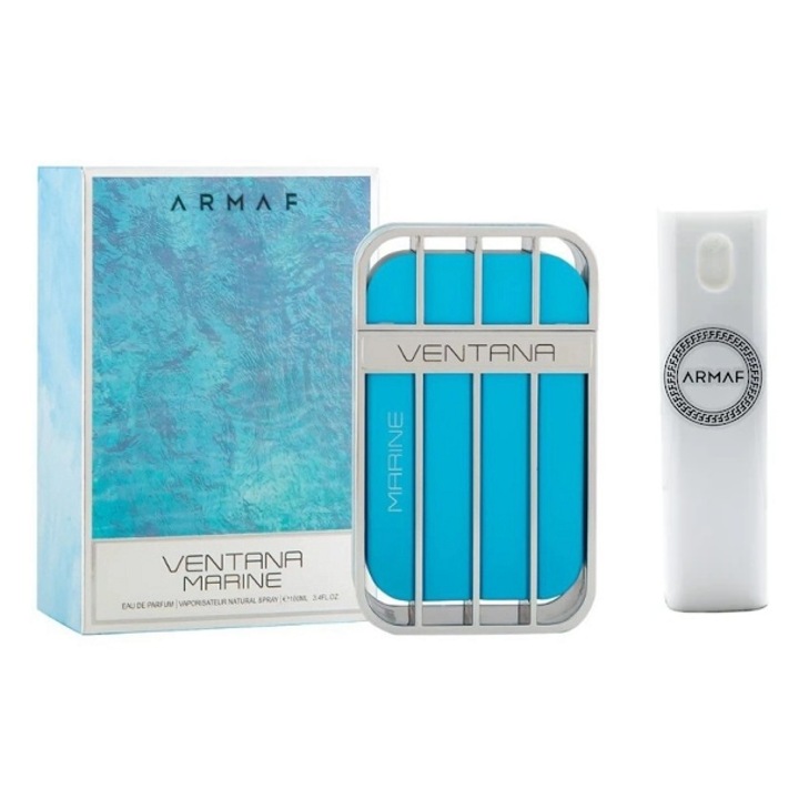 Armaf Ventana Marine Eau de Parfum 100 ml férfi készlet 10 ml újratölthető utazási készlettel