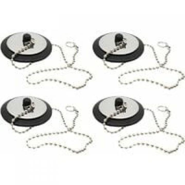 Тапа за мивка, Enforose, хромирана, удобен дизайн, универсален размер