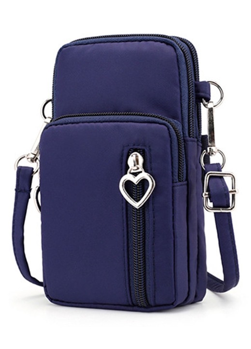 BGHYHYHI válltáska, Oxford szövet, kék, 20x10x4cm