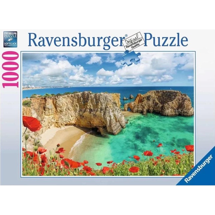Пъзел Ravensburger AT Algarve, 1000 части, антирефлекс, 70x50см