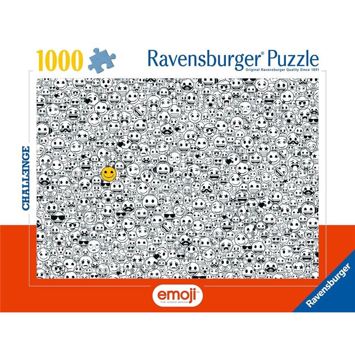 Ravensburger 1000 db-os - Lehetetlen puzzle - Emojik (12000606)