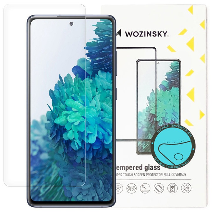 Folie de protectie WOZINSKY Nano Flexi, hibrida, elastica, pentru Samsung Galaxy A72 4G, transparenta
