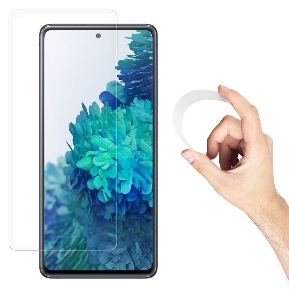 Folie de protectie WOZINSKY Nano Flexi, hibrida, elastica, pentru Samsung Galaxy A72 4G, transparenta