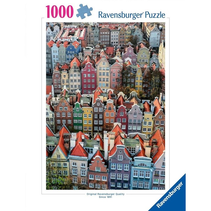 1000 elemes Ravensburger puzzle, 70x50 cm, 14 éven felülieknek