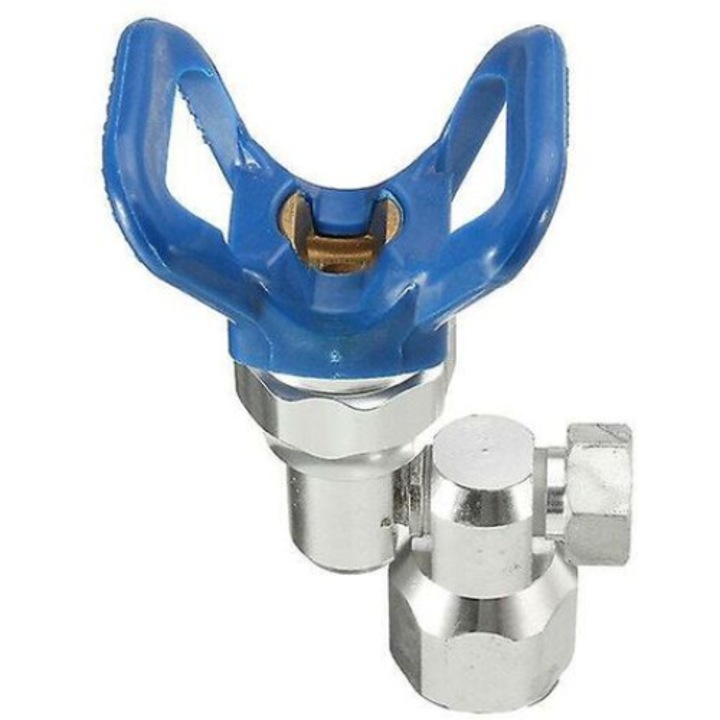 Csaptelep, 7/8 hüvelyk F-7/8 hüvelyk M, 110x50 mm, ezüst/kék