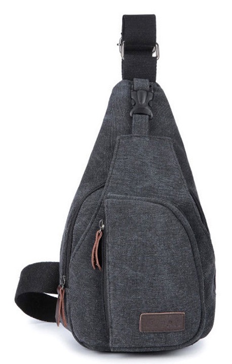 Férfi crossbody táska, BGHYHYHI, Vízálló, Rekeszes, Szürke