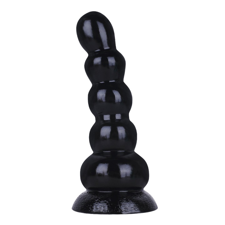 Stimulator anal, negru, 17x5.5cm