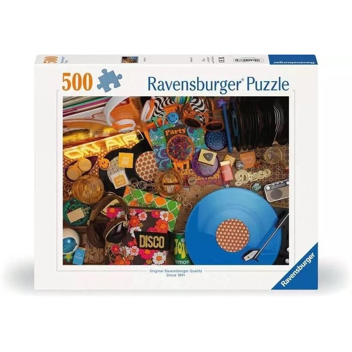 Пъзел 500 Hello Vinyl, Ravensburger