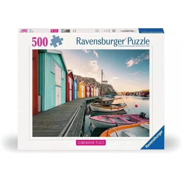 Puzzle 500 Boat Marina Smogenben, Ravensburgerben