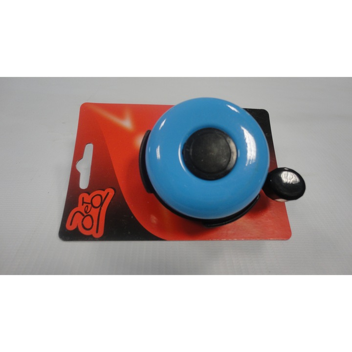 Sonerie biciclete Jet plastic, culoare albastru/negru
