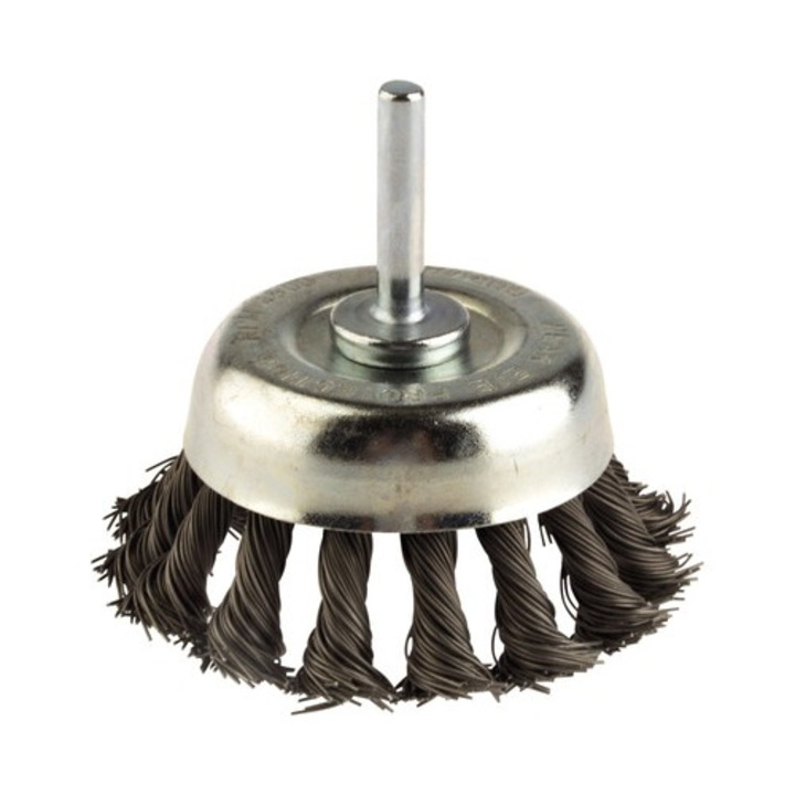 Perie Sarma Cupa Lessmann Ø75mm, Sarma Dura De Otel