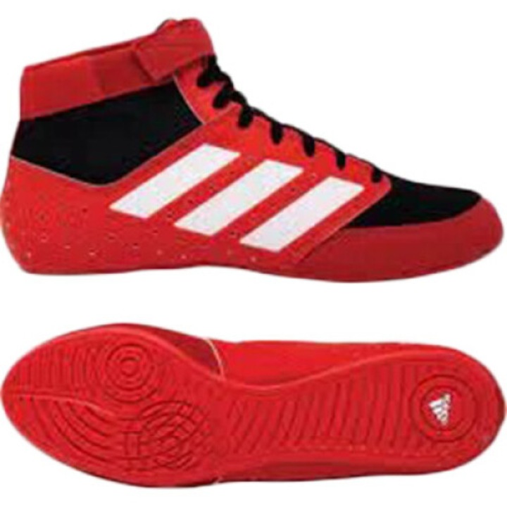 Ghete lupte Adidas Mat Hog 2.0 Rosii/Negre, Rosu/Multicolor
