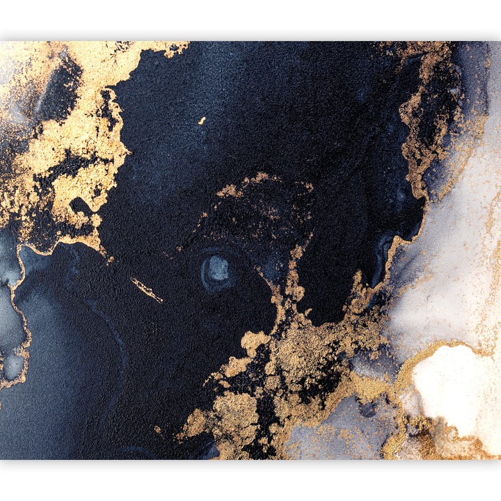 Fototapet Autoadeziv - Marble and Garnet - Abstract Textured Pattern Inspired by a Starry Sky - 196 x 140 cm