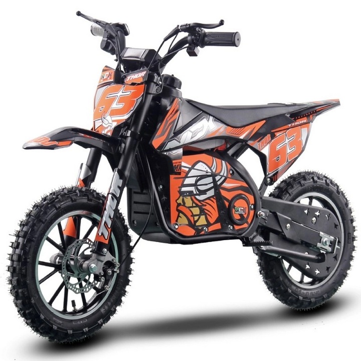 Детски електрически мотоциклет NCX Thor Pro 1000W оранжев/черен