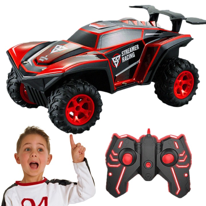 Távirányítós Jeep autó, Ciuciubabka, 15x16x30cm, különböző színek