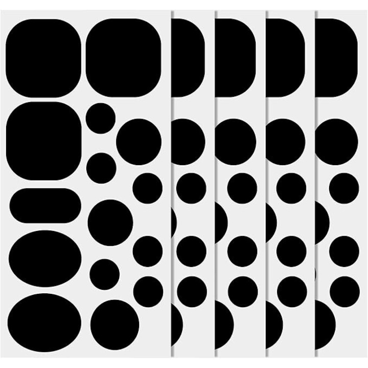 JENUOS 9 foltos készlet, kabátok, poncsók és esernyők javításához, Erős tapadású és mosható