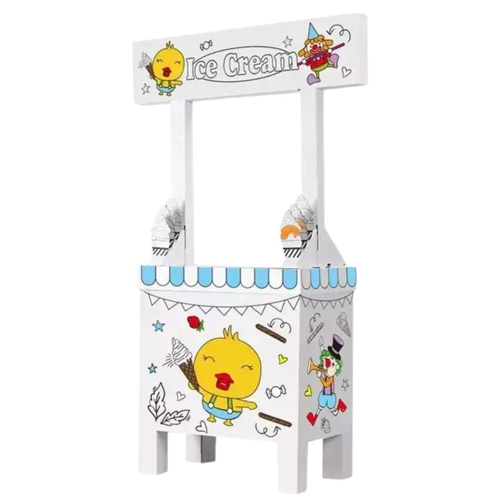 Set pictura pentru inghetata, Import ProNice, 62x4x37cm, multicolor