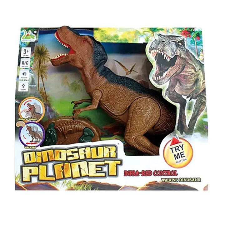 Import ProNice interaktív dinoszaurusz, távirányítós, fények és hangok, 36,3x30,5x11,6 cm