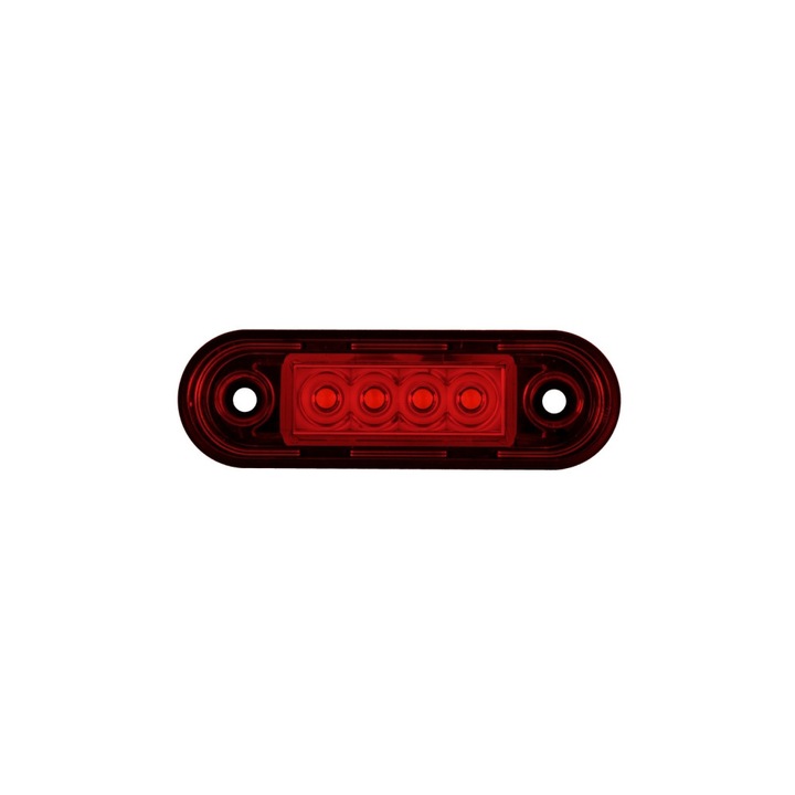 LED лампа за булбар приставка 12V-24V, червена светлина