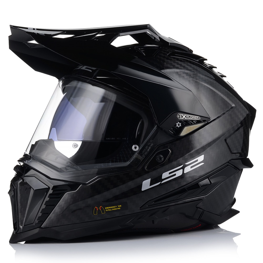 Casca Moto, LS2 MX701 Explorer, Carbon, Protectie UV, Cross/Enduro