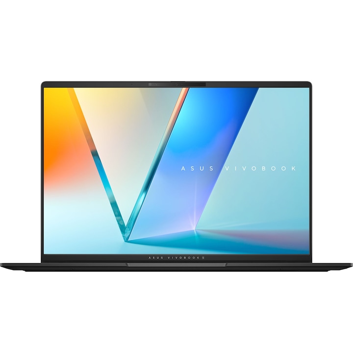 Лаптоп ASUS Vivobook S 16 OLED M5606WA-MX016W с AMD Ryzen AI 9 HX 370 (2.0 - 5.1 GHz, 36M), 32 GB, 1TB M.2 NVMe SSD, AMD Radeon 890M, Windows 11 Home, Черен