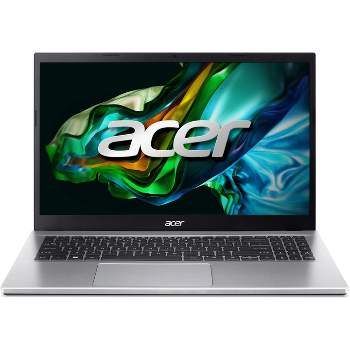 Лаптоп Acer Aspire 3 A315-44P-R8FG с AMD Ryzen 7 5700U (1.8-4.3GHz, 8M), 16 GB, 512GB M.2 NVMe SSD, AMD Radeon RX Vega 8, Free DOS, Сребрист