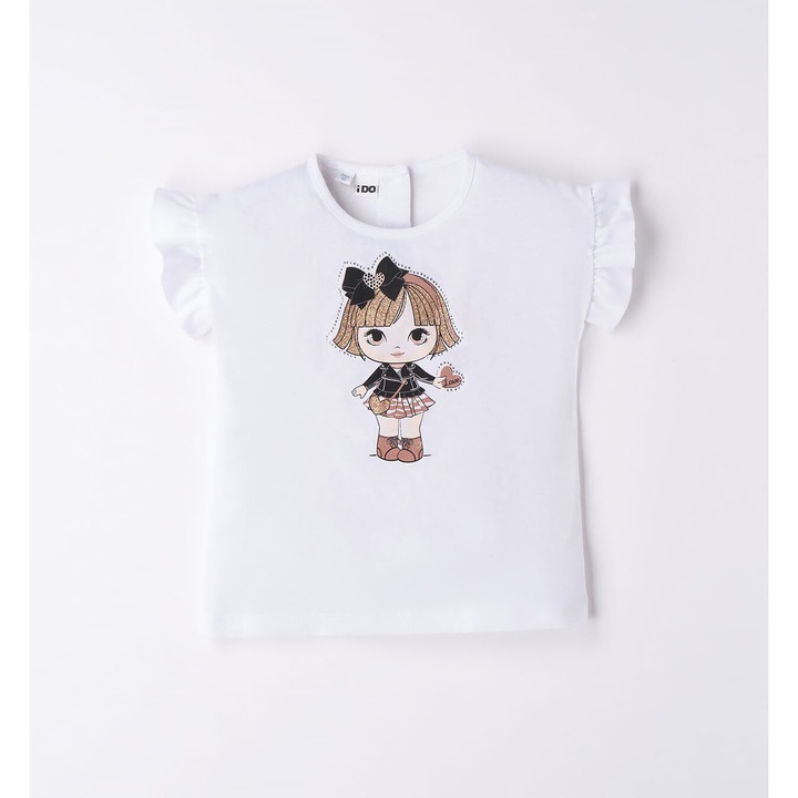 Nyomott póló lányoknak, I Do, 4.6328, Fehér