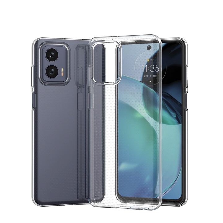 Husa telefon Hurtel Ultra Clear, transparenta, rezistenta la zgarieturi, pentru Motorola Moto G73 5G