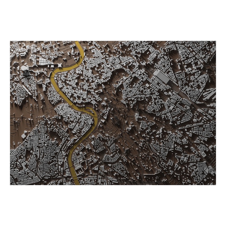 Fototapet Premium - Rome and Tiber - 450 x 315 cm