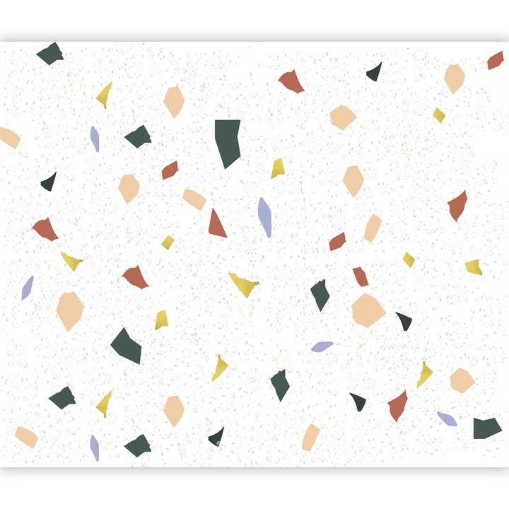 Fototapet Standard - Subtle Terrazzo Pattern - 200 x 140 cm