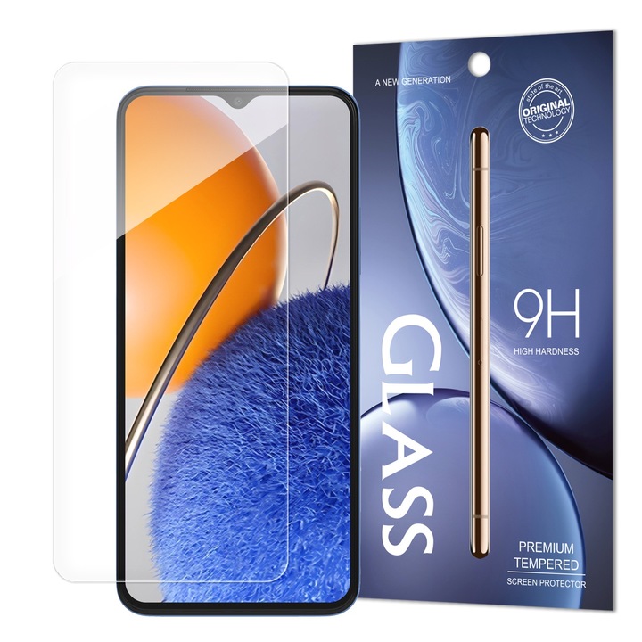 Folie de protectie Hurtel Standard Tempered Glass pentru Huawei nova Y61, 9H, rezistenta la zgarieturi
